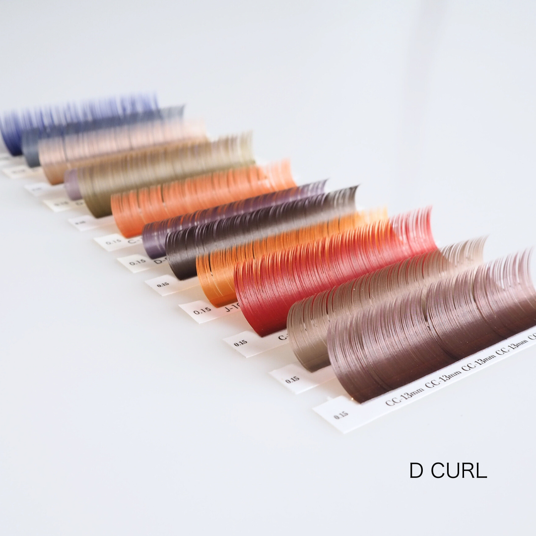 Bijoux カラーエクステ 1シート｜Dカール（全12色） – PERFECT LASH