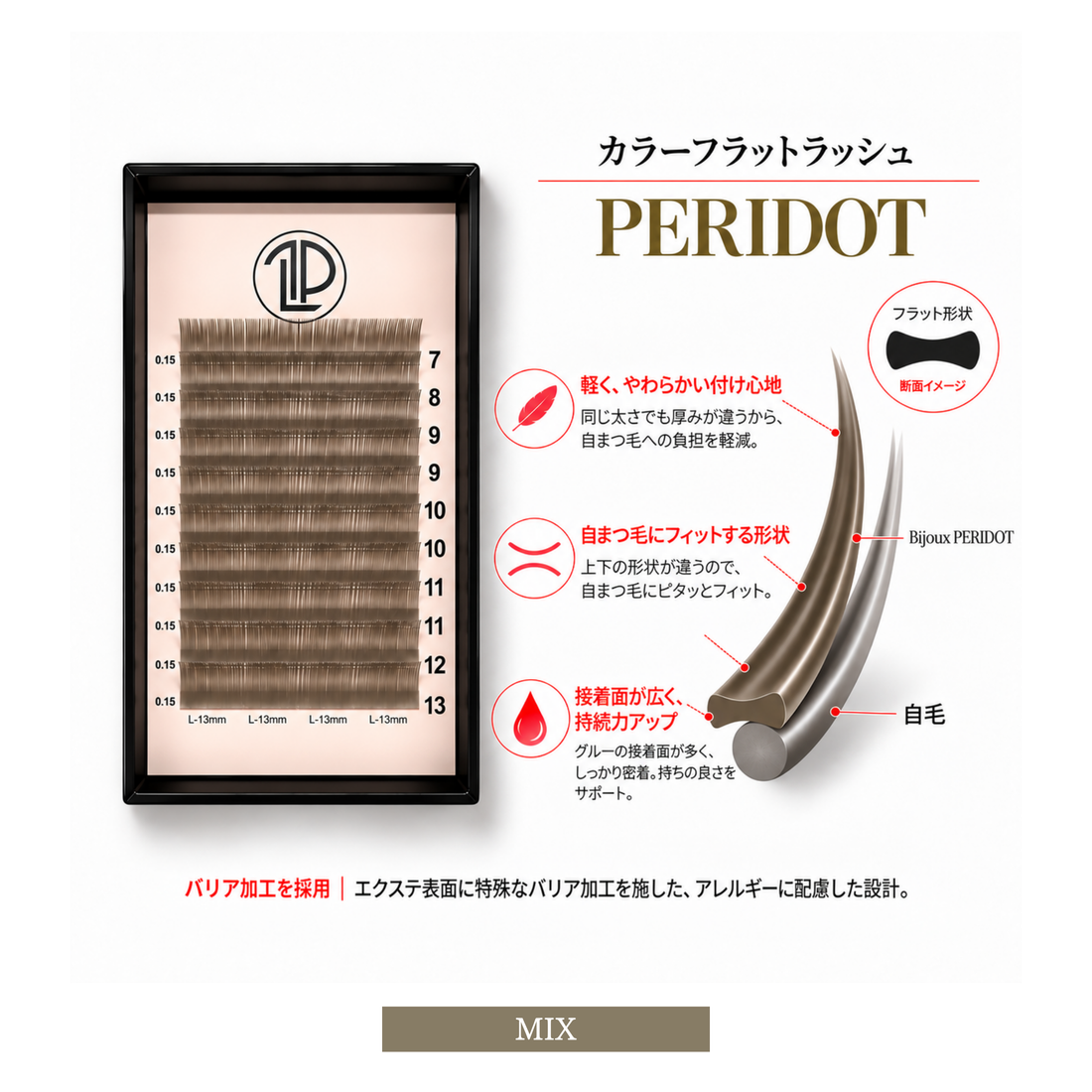 【MIX】 Peridot/ 0.15 毫米